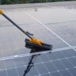 wiping solar paneling