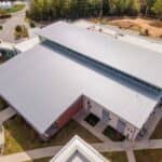 rooftop of commercial facility
