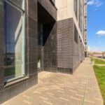 cleaned walkway in front of commercial building