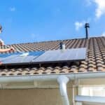 Woman Washing Ground-Mount Solar System